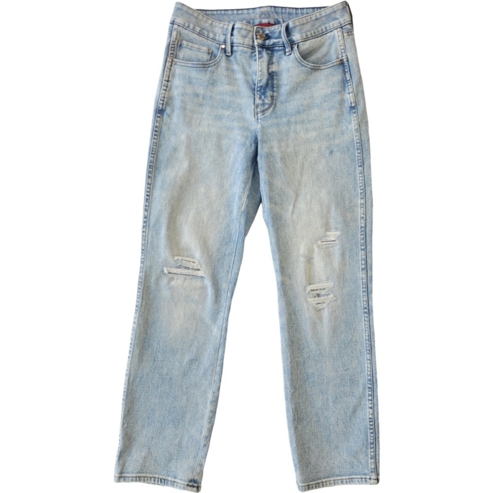 ✅ White House Black Market light blue Straight leg women’s jeans size 4